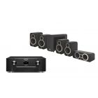 Marantz SR6015, Q Acoustics Q3010i (X2), 3060S & Q3090Ci (Black)