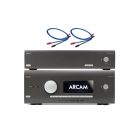 Arcam AVR5 & PA410 with (2X) Chord Company Clearway 1m 