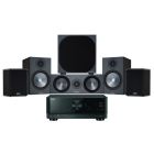 Yamaha RXV4A with Monitor Audio Bronze 5.1 Package (Black)