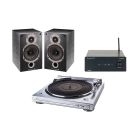 Tangent Ampster BT II & Denon DP-29F (Silver) with Wharfedale Diamond 9.0 (Black)