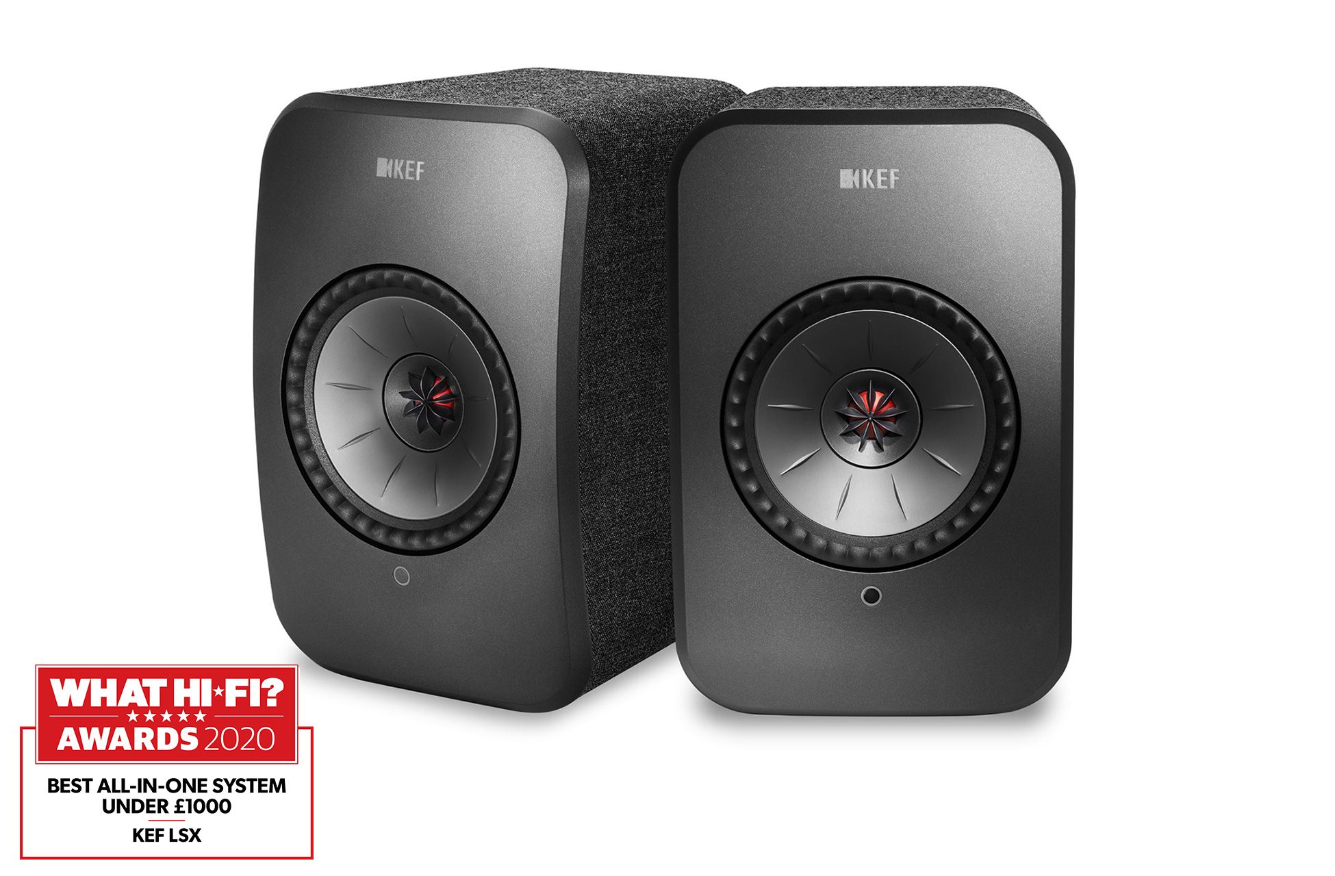 KEF LSX (Black) Wireless System Speakers