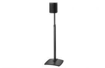 Sanus Adjustable Single Speaker Stand for Sonos One, PLAY 1 and PLAY 3 (Black)