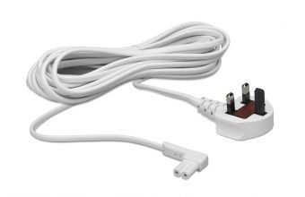 Flexson Power Cable Right Angle 5m (White)