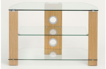 TTAP Vision 600 3 Shelf (L630-600-3OC) (Oak/Clear)