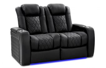 Valenica Tuscany Ultimate Edition Row of Two Loveseat (Black)