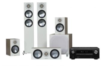 Denon AVC-X3700H, Monitor Audio Bronze 200, C150, 50 & W10 6G (Urban Grey)