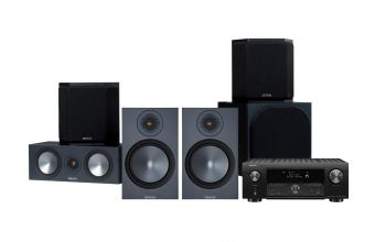 Denon AVC-X4700, Monitor Audio Bronze 100, Bronze C150, Bronze FX 6G & W10 6G (Black)
