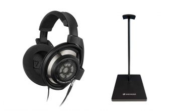 Sennheiser HD800S & Premium Headphone Stand (Black)