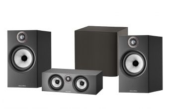 Bowers & Wilkins 606 S2 & HTM6 S2 Anniversary Edition with ASW608 (Black)