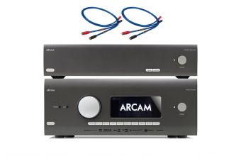 Arcam AVR11 & PA410 with (2X) Chord Company Clearway 1m