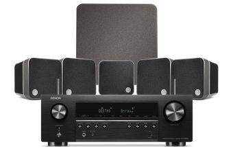DENO-AVRS660, Cambridge Audio Minx MIN12 x5 & X201 (Black)