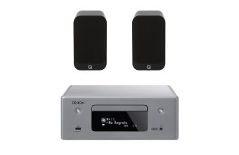 Denon RCD-N10 (Grey) & Q Acoustics 3010i (Black)