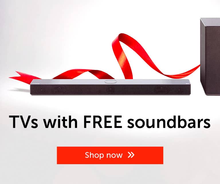 TVs with FREE soundbars