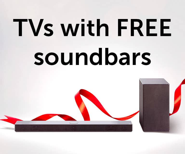 TVs with FREE soundbars