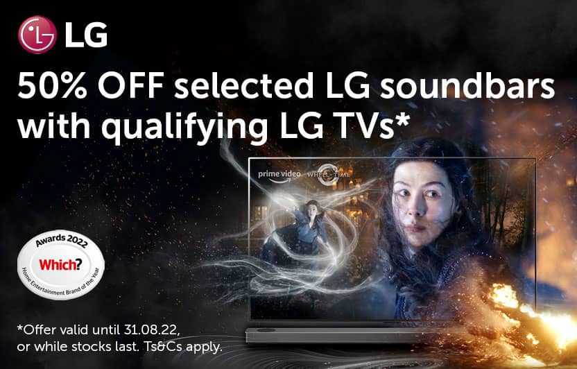 LG 50% OFF soundbars