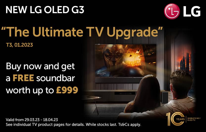 LG OLED G3 FREE soundbar