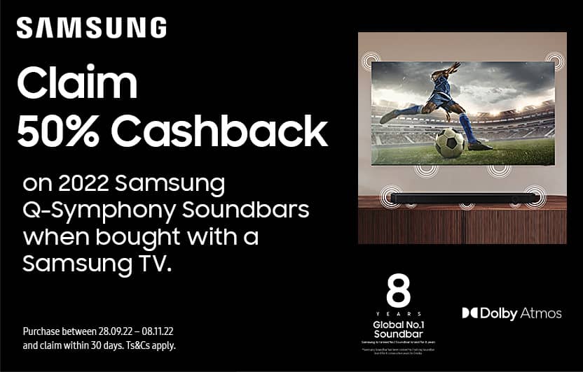 Samsung 50% Cashback