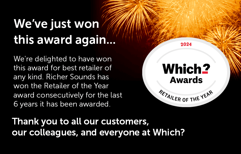 We've just won this award again… Which? Retailer of the Year 2024