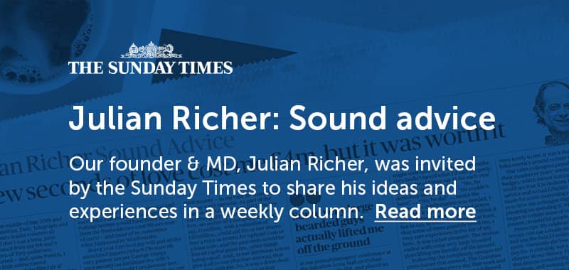 Julian Richer: Sound Advice