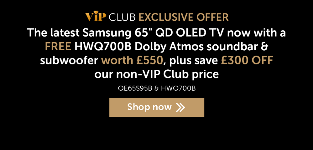 Samsung QE65S95B VIP exclusive offer