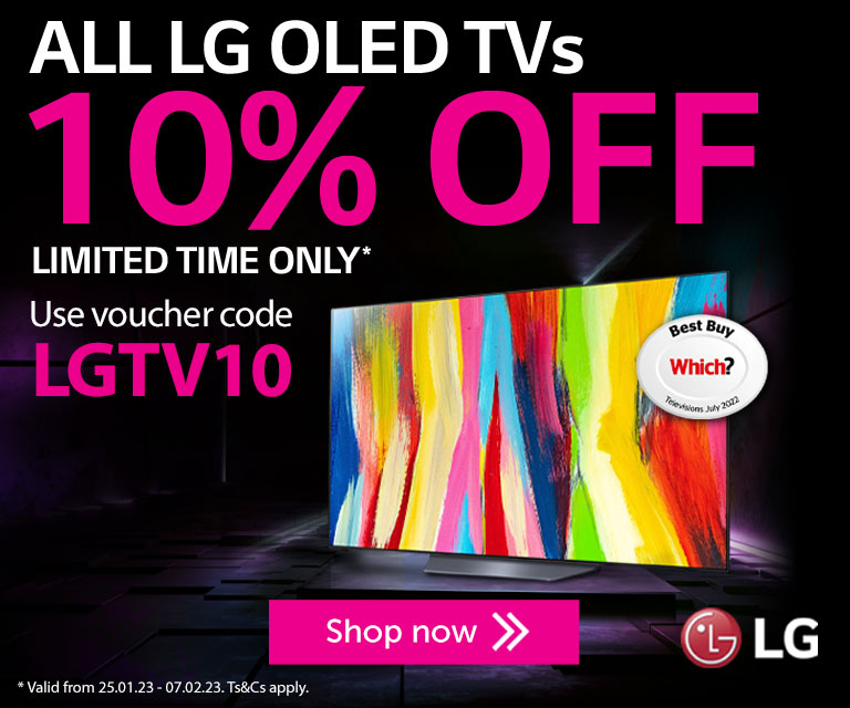 LG 10% off OLED TVs