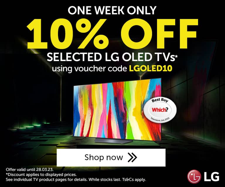 LG 10% OFF OLED TVs 03.23