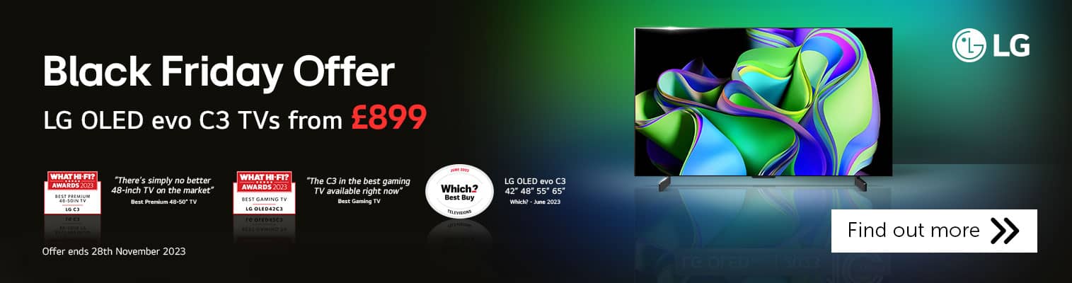 LG OLED evo C3 TVs from £899