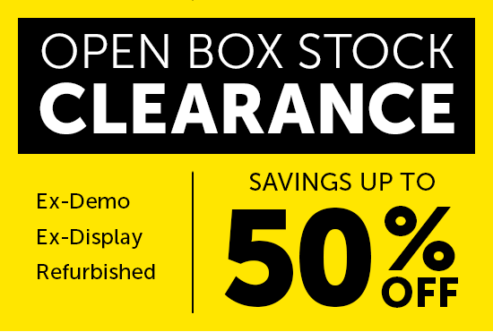 Open Box Stock Clearance