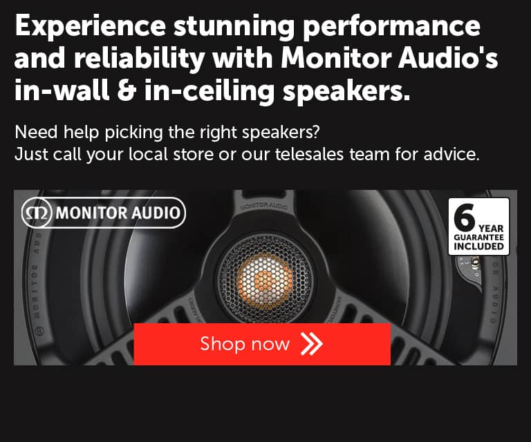 Monitor Audio's in-wall & ceiling speakers