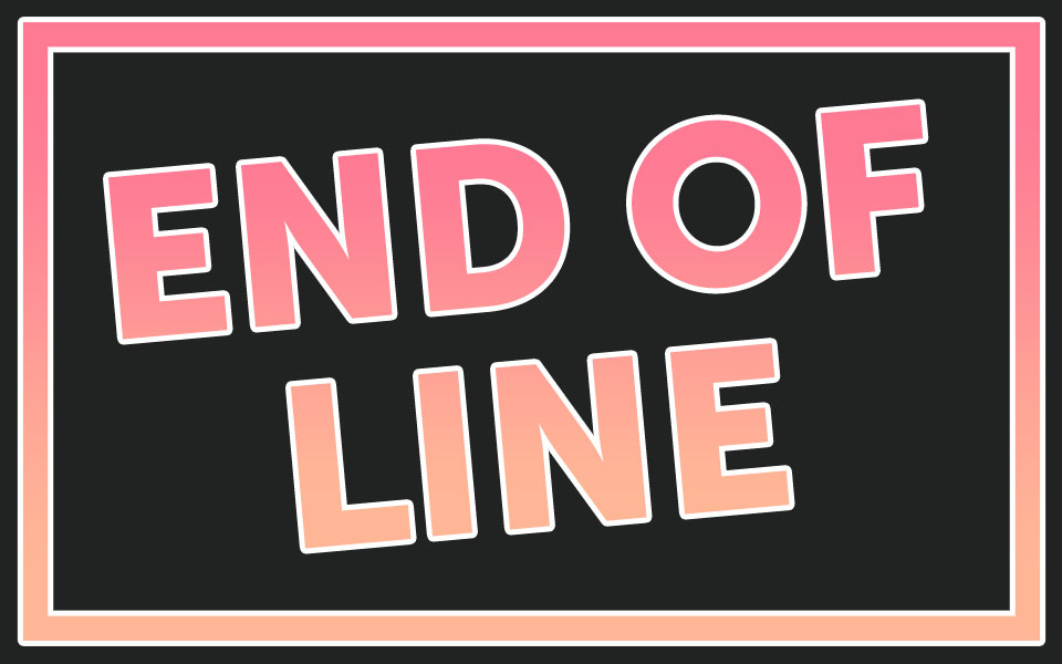 Bargain Basement - End of line
