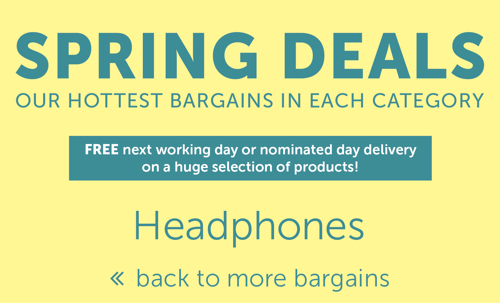 Spring Deals - Headphones