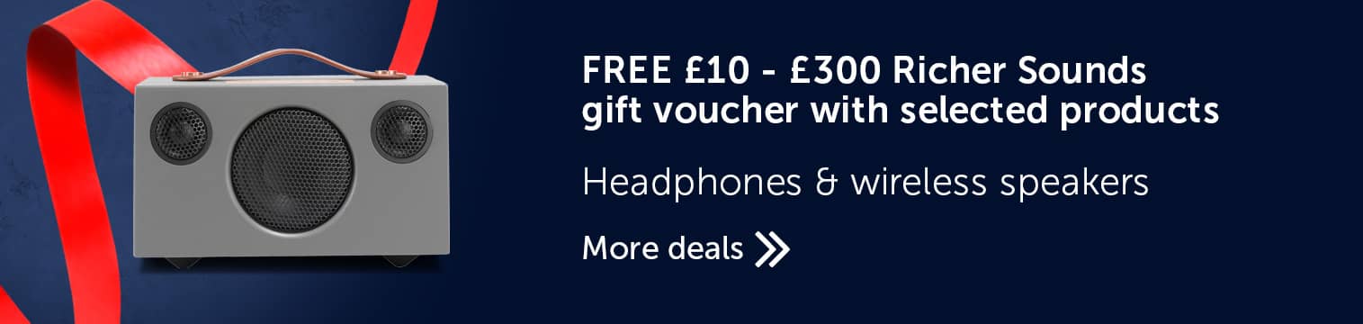 Gift voucher promo - Headphones & wireless speakers