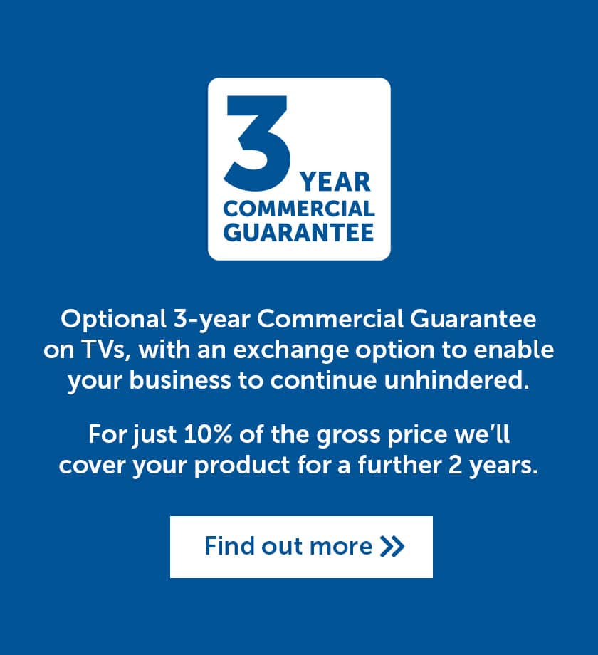 Business to business 3 year commerical guarantee
