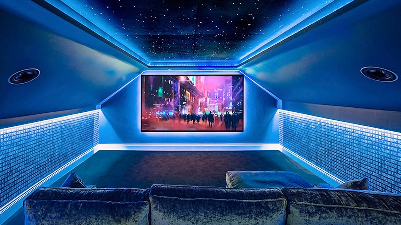 An example of a premium cinema installation