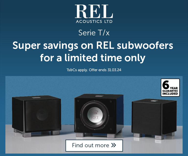 REL subwoofer savings 02.24