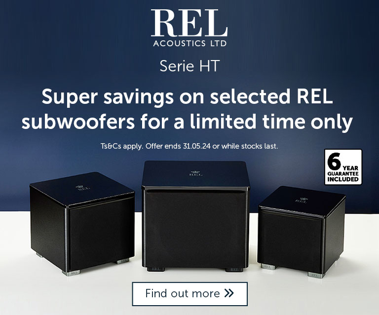 REL subwoofer savings 05.24
