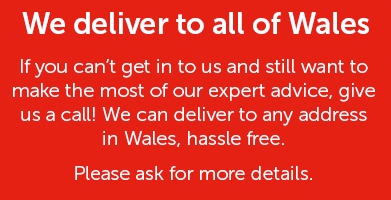 We deliver to all of Wales