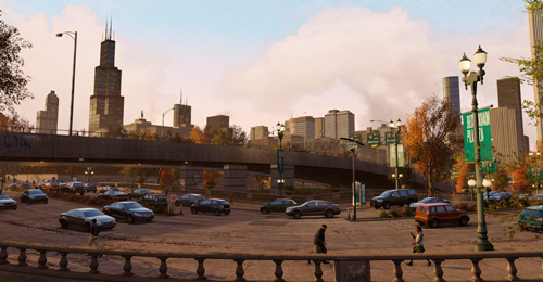 Watch Dogs' rendition of Chicago is impressive, but doesn't have the variety of the locations in the Grand Theft Auto series.