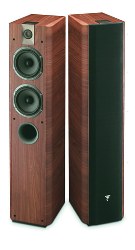 The impressive Focal CHORUS 714s in Walnut finish.