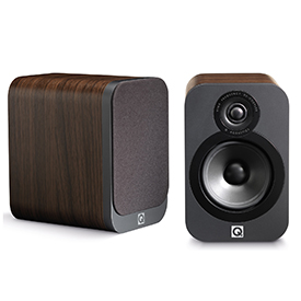The new Q 3020 speakers - In dark walnut.