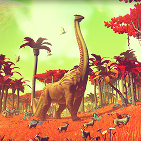 No Man’s Sky was designed by UK based company Hello Games.