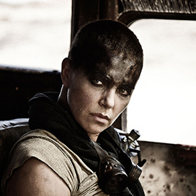 Charlize Theron plays Imperator Furiosa in 'Mad Max:Fury Road'