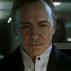 The villainous Jeremy Irons played by Kevin Spacey (House of Cards).