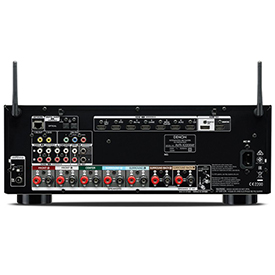 The AVRX2200W offers a huge range of both port connections and wireless options.