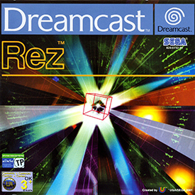 One of the most visually engaging games to be released on the Dreamcast - 'Rez'