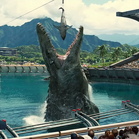 When will we learn that a dinosaur based theme park is just not safe?!