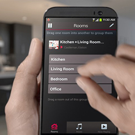 Quick and easy to use - the Denon HEOS app.