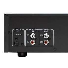 The TEAC features full connectivity