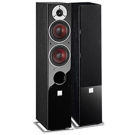 The DALI AX5s are active Bluetooth floorstanding speakers.