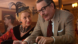 The effervescent Helen Mirren and the enigmatic Bryan Cranston.